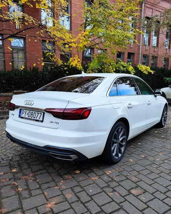Audi A4 cena 92900 przebieg: 142000, rok produkcji 2020 z Poznań małe 191